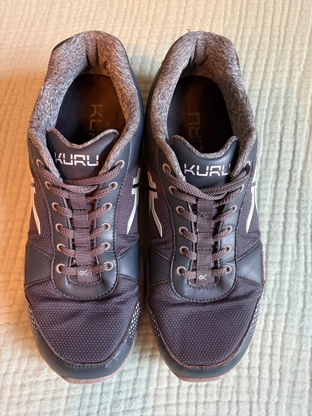 KURU Women’s Size 11 Black Lilac Walking Shoes Comfort Sneakers 201319